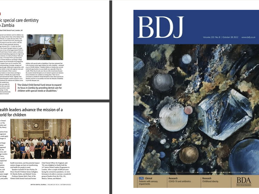 Articles in the BDJ